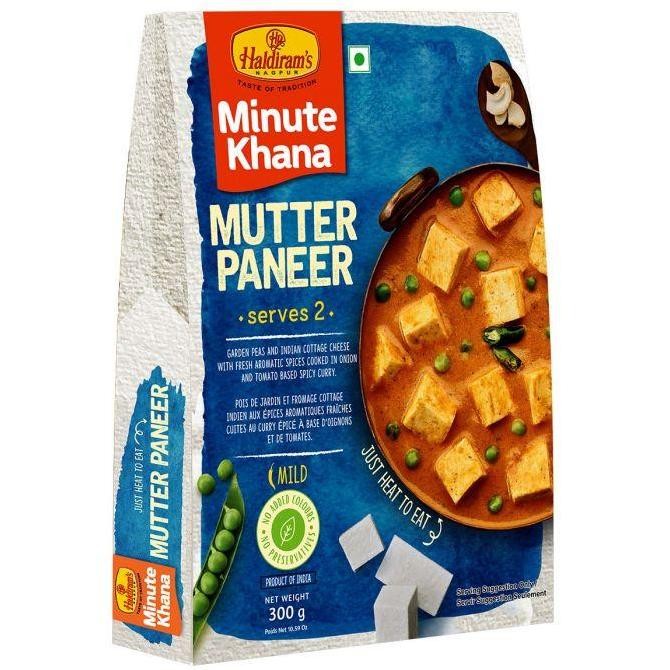 

^%^%^%^%] HALDIRAM YUMKEENZ MUTTER PANEER 300 GM RTE