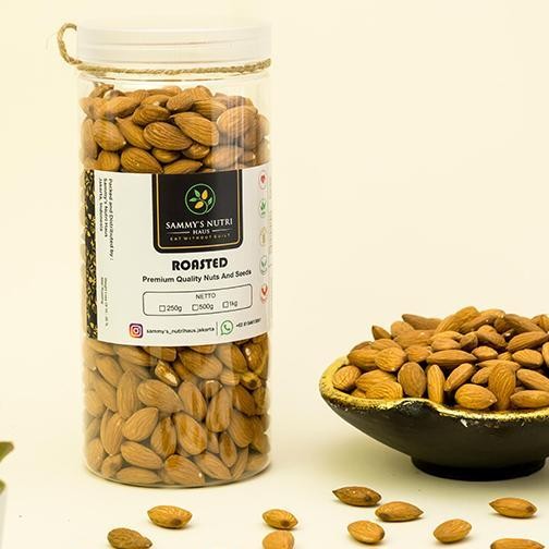 

Roasted Ed Almond Australia 1Kg Kacang Almond Panggang Asin