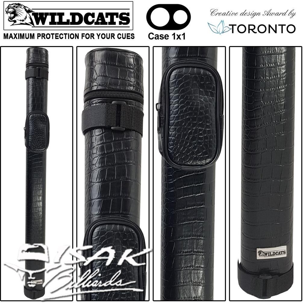 fx-45 fg-7 Toronto Wildcats 1x1 164 Hard Tube Cue Case - Tas Stick Billiard Biliar Stik Termurah Sal