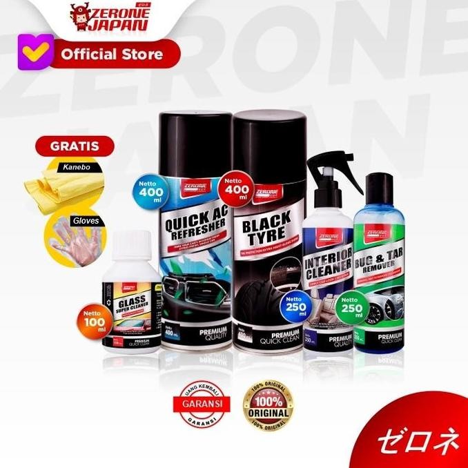 Zerone Paket Pembersih Mobil Quick AC Refresher Pembersih Jamur Kaca