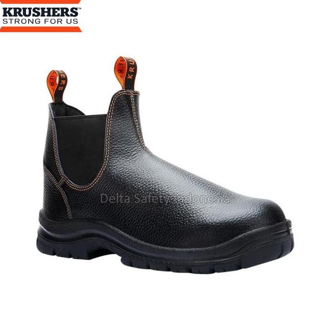 COD Sepatu Safety Shoes Krushers Nevada Brown Original Safety Boots High Quality Cokelat Black Pria 