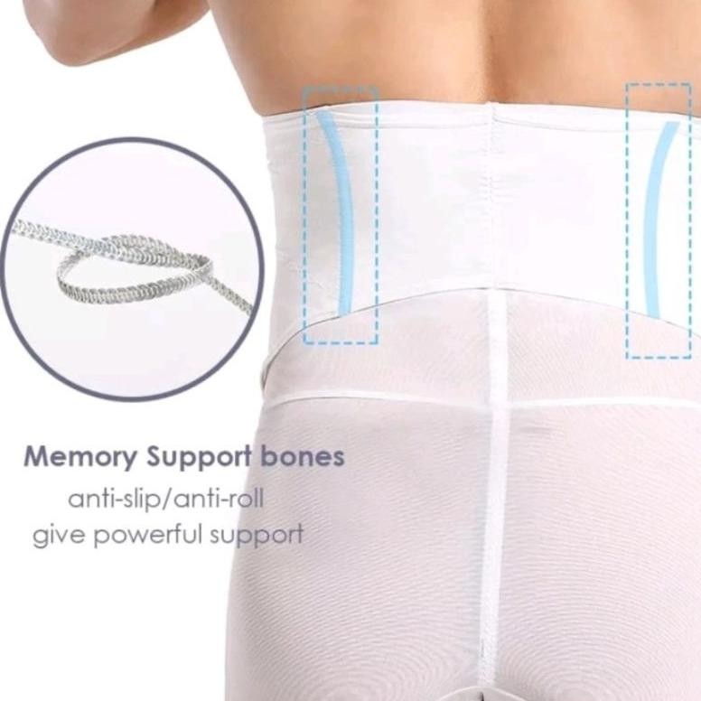 Korset Pria / Korset Celana Cowok Body Sharper Pelangsing Perut Buncit For Men Corset Laki Laki Meng