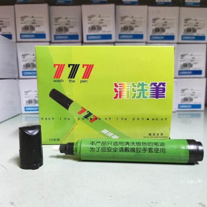 

langsung order saja] PENGHAPUS SILVER 777 ORIGINAL PEN BOLPEN POLA CLEAR PEN MERK 771 PALSU
