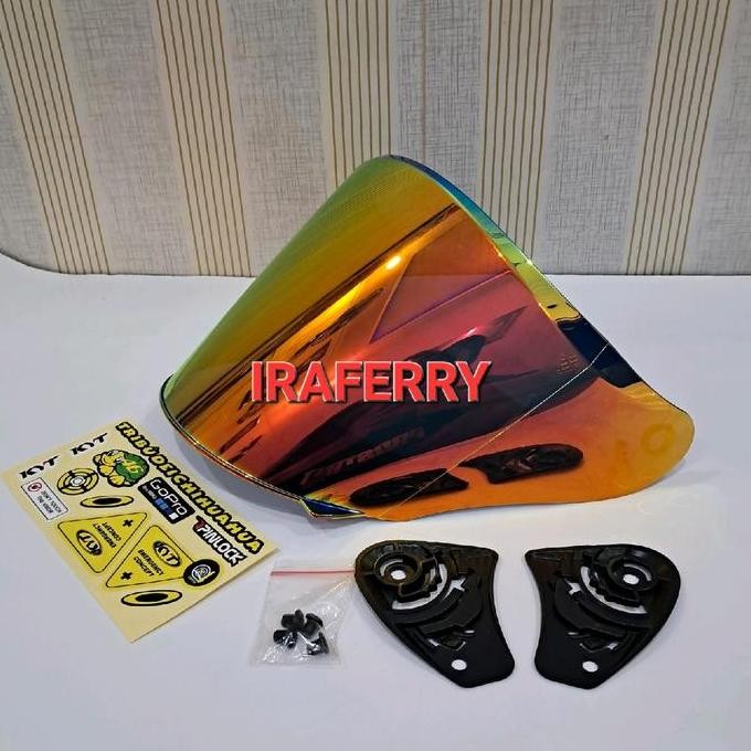 Kaca Helm GHM Kenzo dengan Visor Da Venom untuk Sepeda Motor - Motorcycle