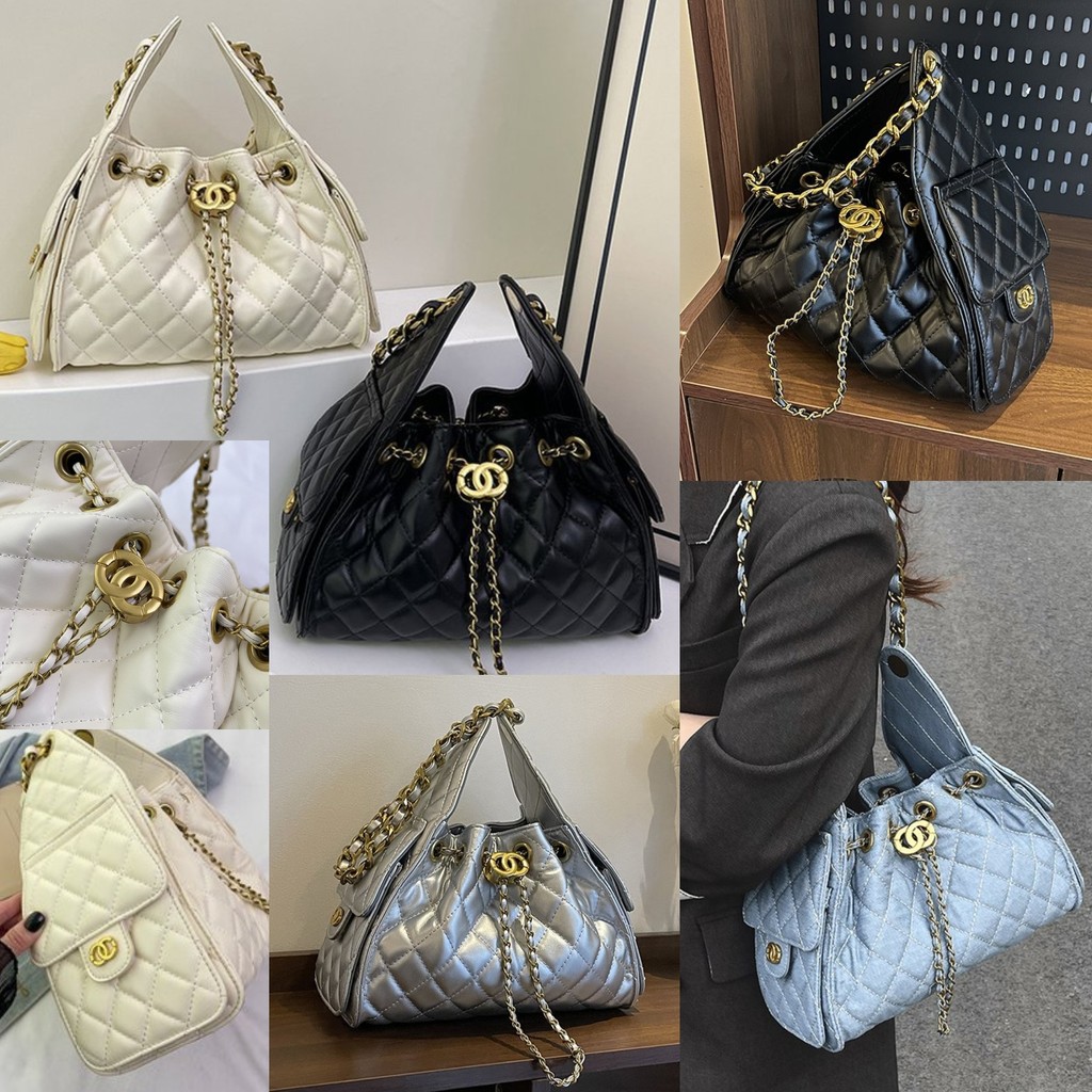 Jennie Bag Tas Fashion Import Tas Viral Kekinian Tas Korea Tas Import Korean Bag With Chain Leather 