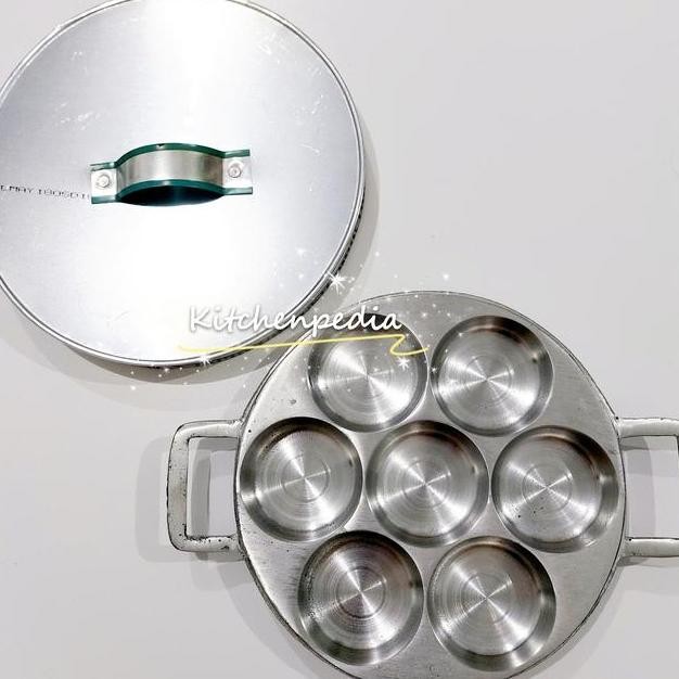 

Cetakan Loyang Kue Lumpur Dorayaki Martabak Mini Alumunium Cor 7 Luban