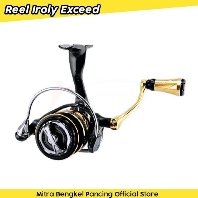 Reel Iroly Exceed Carbon Body  500 - 1000 Salt Water Mini Ultralight Reel Pancing Original