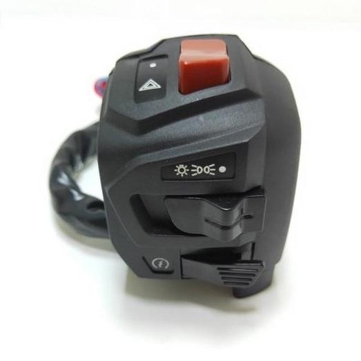 Saklar Set Kiri Kanan Led Biru Nmax Old 2019 Ke Bawah Untuk Modifikasi Soket/Universal Sepeda Motor