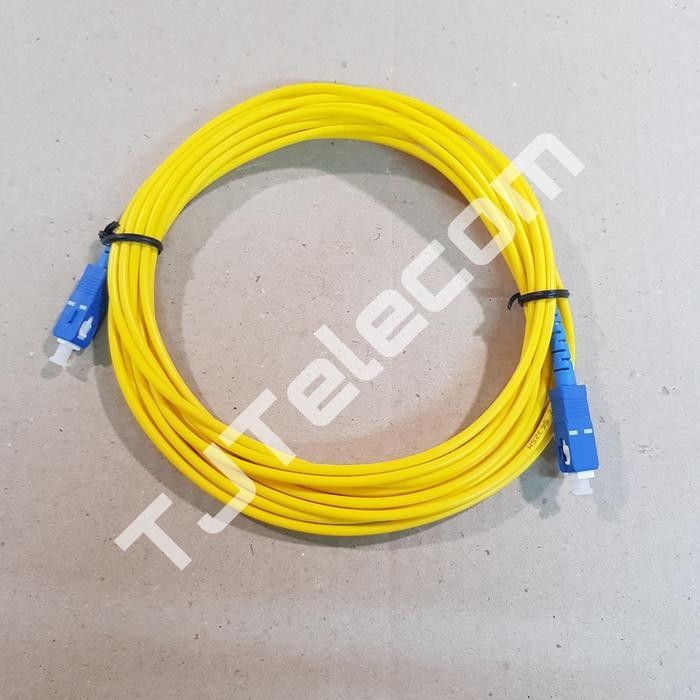 HSS patchcord sc sc 5 meter / patchcord sc sc 5 meter simplek singlemode