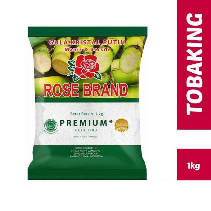 

HSS Gula Pasir 1kg Rose brand Gula Putih Premium Rosebrand