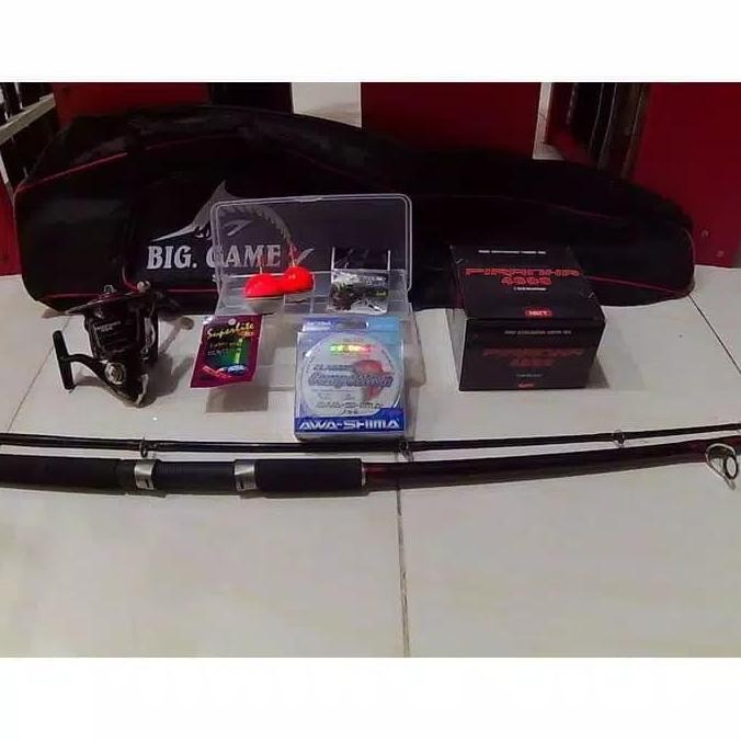 SET ALAT PANCING LAUT LENGKAP KEKUATAN 30KG TERMURAH