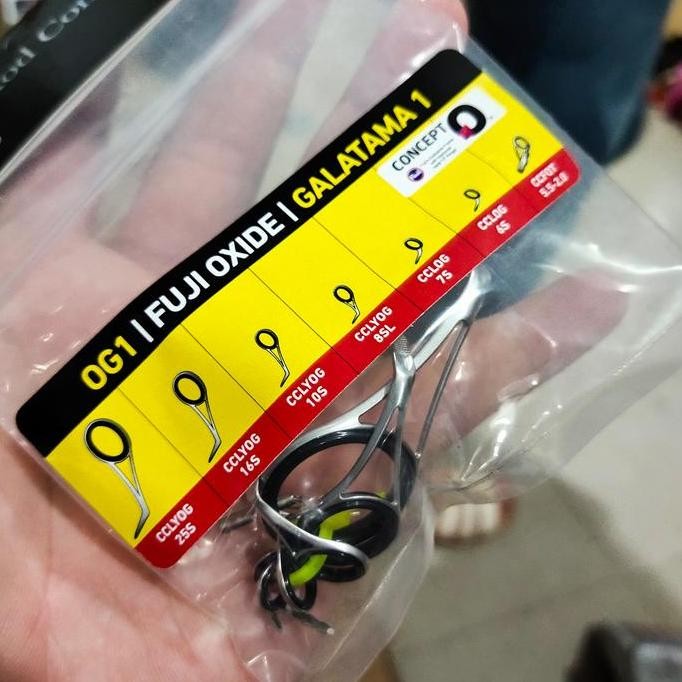 ring joran fuji set untuk galatama 1 og set original fuji