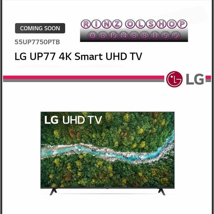 Led Tv Lg 55Up7750Ptb Smart Tv Uhd 4K Ai Thinq 55Up7750