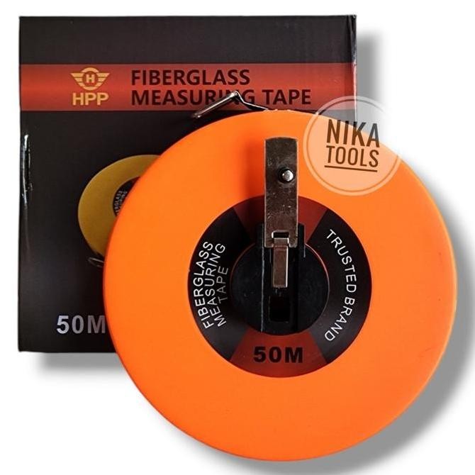 Meteran Gulung Bulat Kain Kuli 50 M Meter