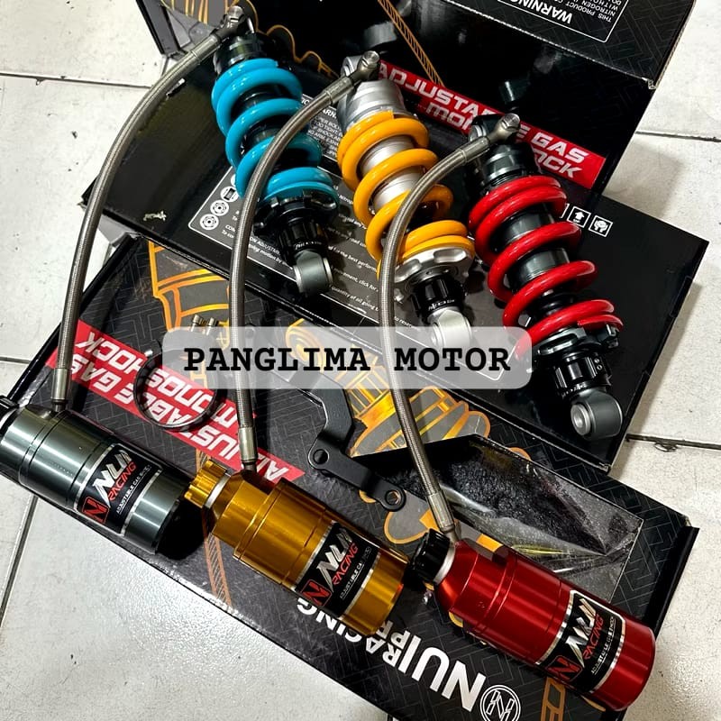 Mono Shock Nui Racing jupiter mx new old 135 mx king 150 tabung pisah shock belakang
