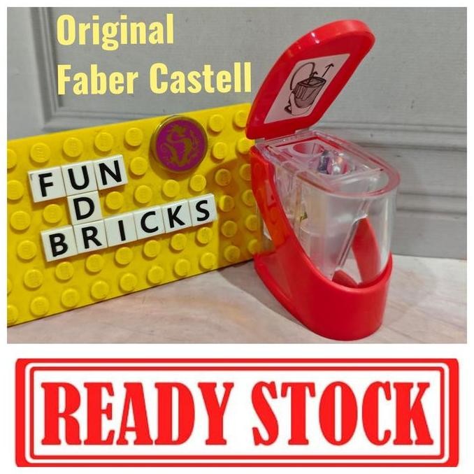 

Faber Castell Sharpener 2 lubang Rautan pensil serutan pensil
