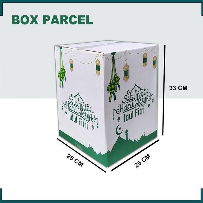 

Box Parcel 25x25x33 Cm/Box Eidul Fitri / Kardus Parcel Hari Raya Idul