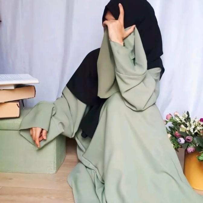 Abaya Hitam Polos Wanita Abaya Turkey Baju Umroh Wanita 2022 Basic Aba