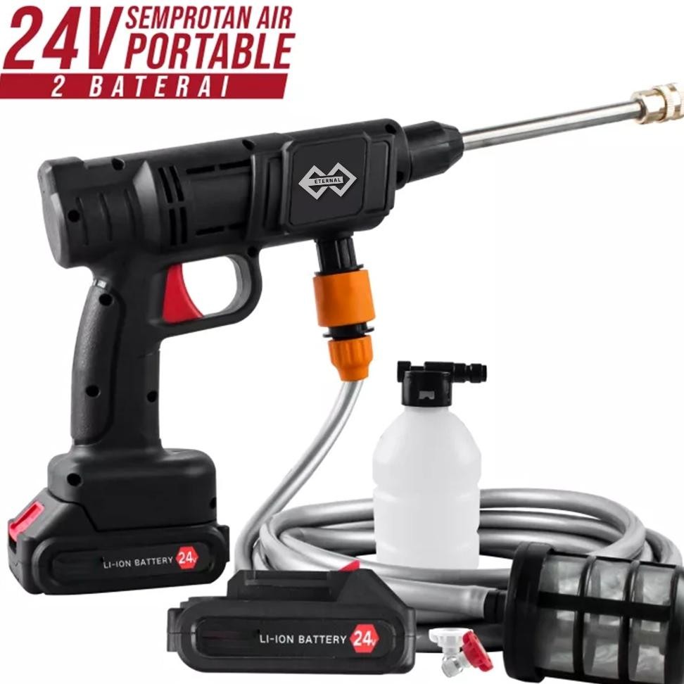 Mesin Cuci Steam Motor Mobil Baterai 21 Volt/ 28 Volt / 48 Volt Cordless Jet Cleaner High Quality Fu