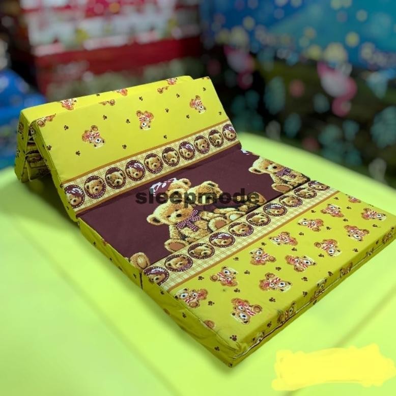 Single Bed Kasur Busa Inoac Lipat 3 Uk 180X90X10 Cm Berkualitas