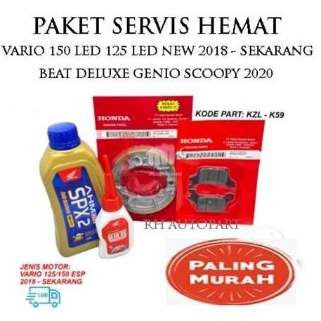 Promo PAKET SERVIS VARIO 125 150 LED NEW BEAT DELUXE 2021 GENIO SCOOPY 2021 VARIO 125 LED NEW PAKET 