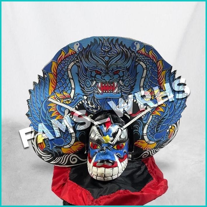 Barongan Anak Ukuran Jumbo Barongan Spons Devil Barongan Biru Hijau Merah Barongan Murah Kd 17
