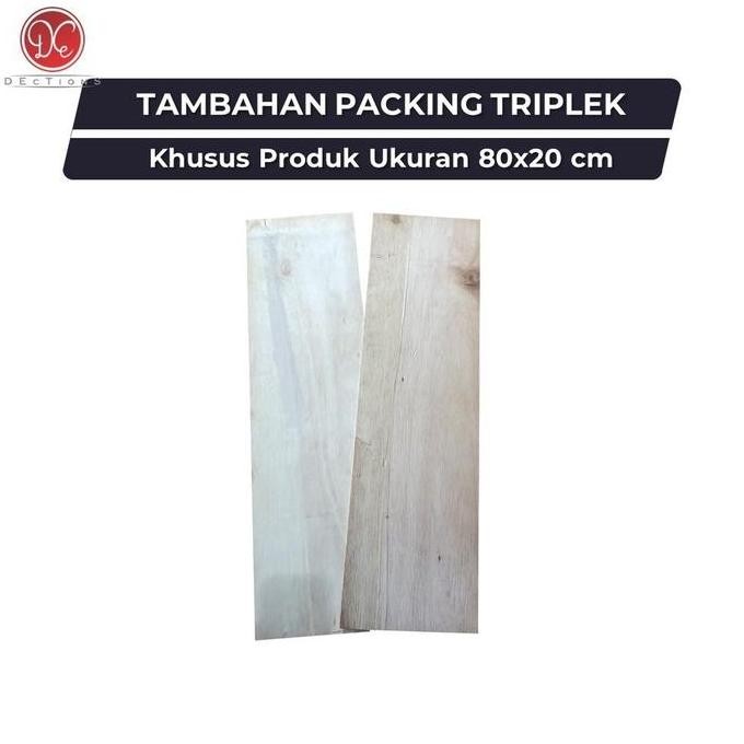 

Triplek Kayu 2 Buah 80X20Cm Tambahan Packing Agar Lebih Aman Untuk Paket Anda Allshop