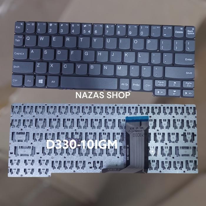 KEYBOARD LAPTOP LENOVO IDEAPAD D330-10IGM GREY