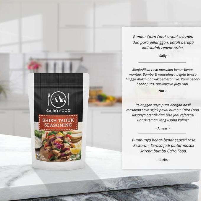 

Bumbu Shish Taouk Seasoning - Cairo Food 100 Gr