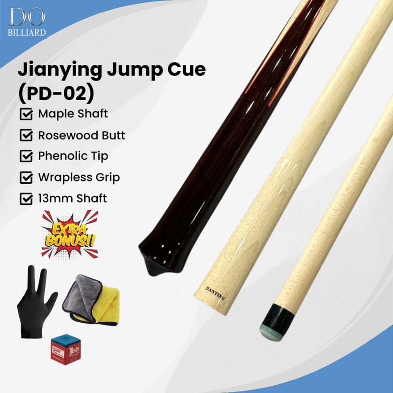 Stick Billiard JIANYING PD-02 Jump Cue / Stick Billiard Jianying PD-02 Jump Dobilliard Cabang