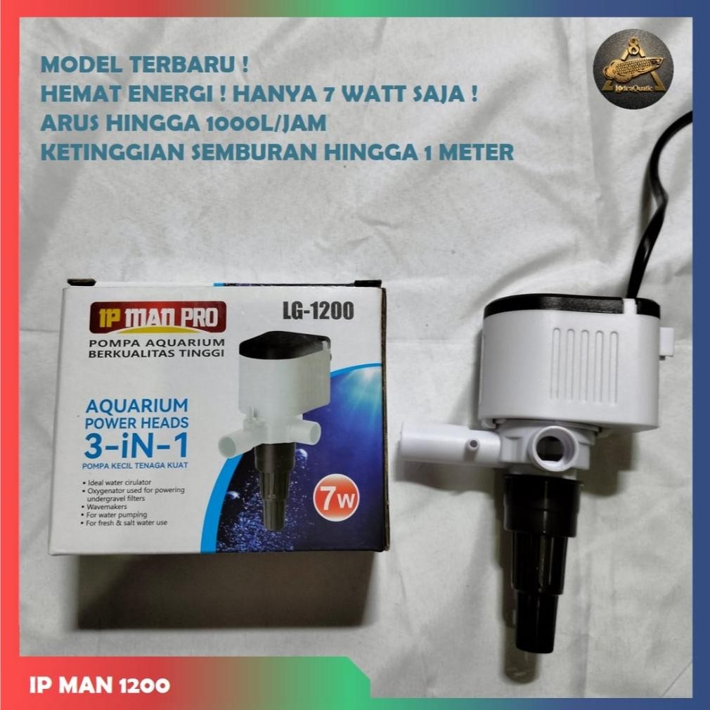 Sale Promo Termurah Pompa Air Aquarium Aqura Sp 1200 Naik 1 M 1000 Liter Filter Aquarium Kecil Pompa