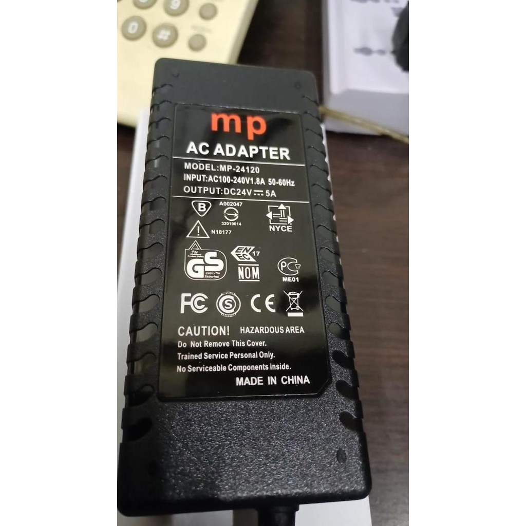 Adaptor 24V 5A AC Adapter RESTOCK