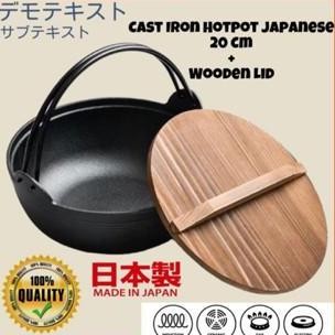 Cast Iron Hotpot Bowl 20 Cm Panci Shabu Suki Kuah Korean Food Premium