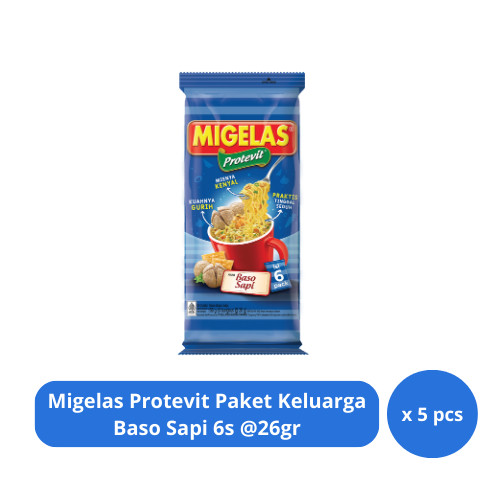 

Migelas Protevit Paket Keluarga Baso Sapi 6s @ 26gr x 5 pcs