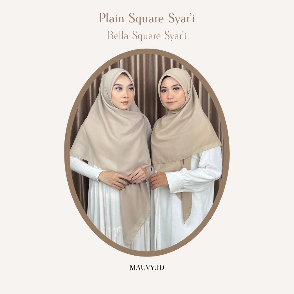 MAUVY Plain Square Syari (Bella Square Syari)