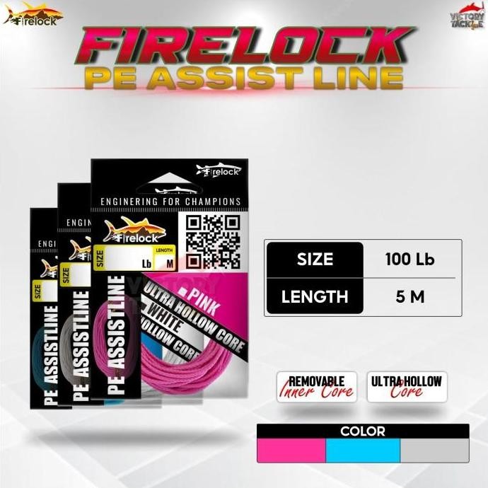 Kevlar Firelock / Firelock PE Assist Line ULTRA HOLLOW