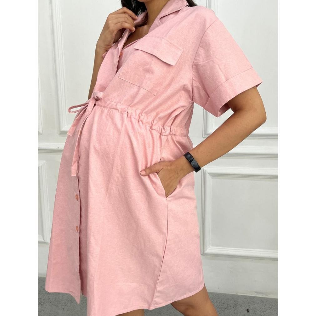 Terlaris | Terbaru | Best Seller | Termurah Mamahamil Baju Hamil Menyusui Modern Kekinian Dress Kant