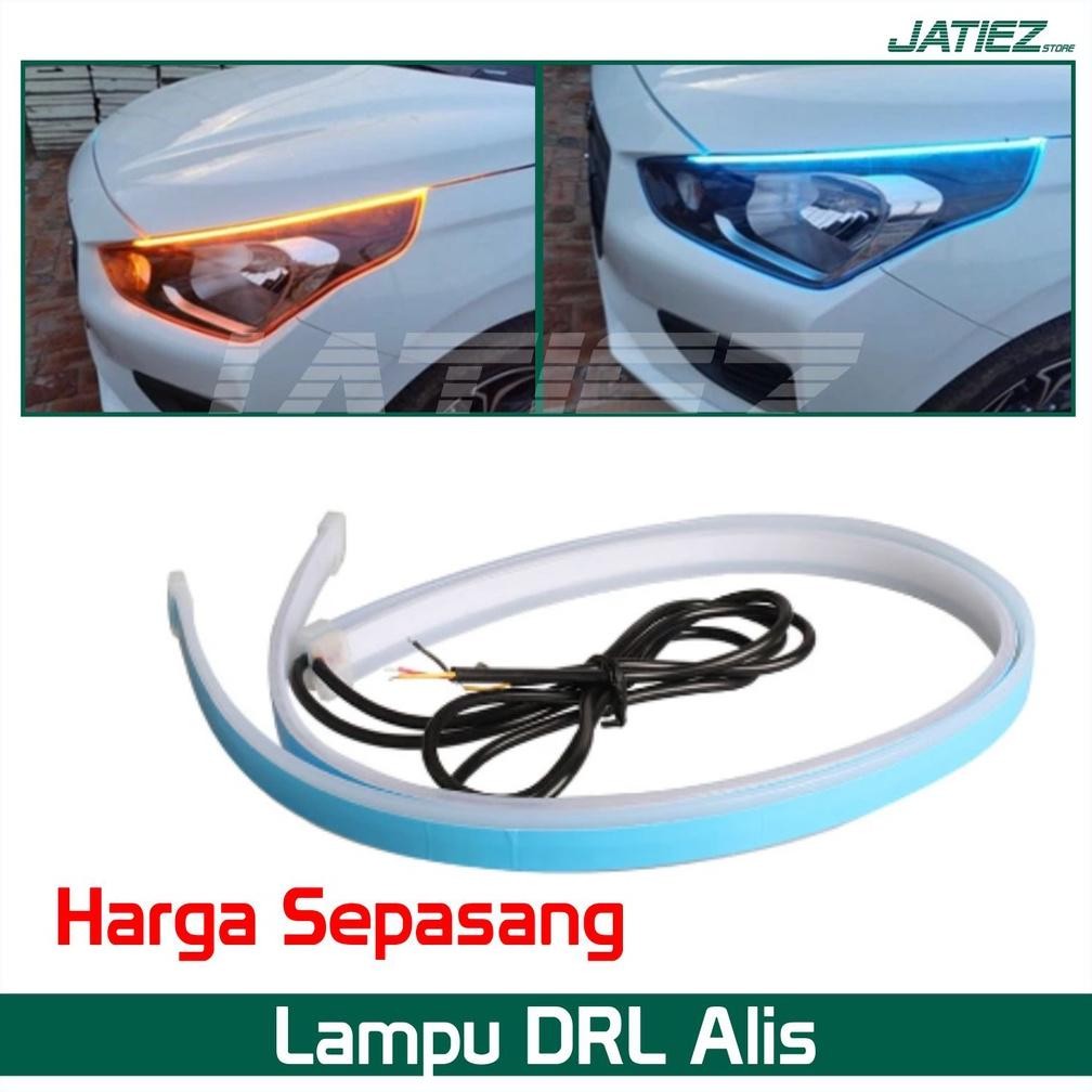 Terlaris Lampu Led Drl Alis 30Cm 45Cm 60Cm Led Drl Running Welcome Mobil Motor Sein Gha-65