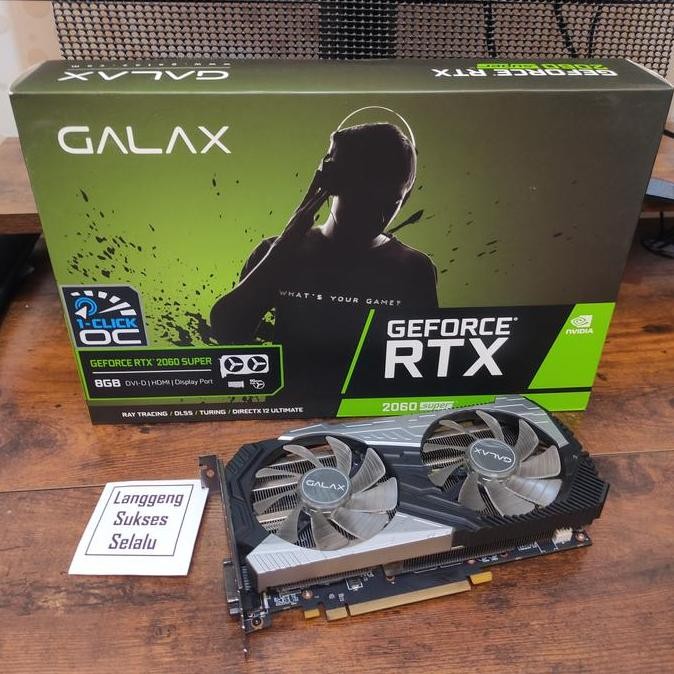 TERMURAH - GALAX GEFORCE RTX 2060 SUPER 8GB / NVIDIA VGA RTX 2060 S 8GB