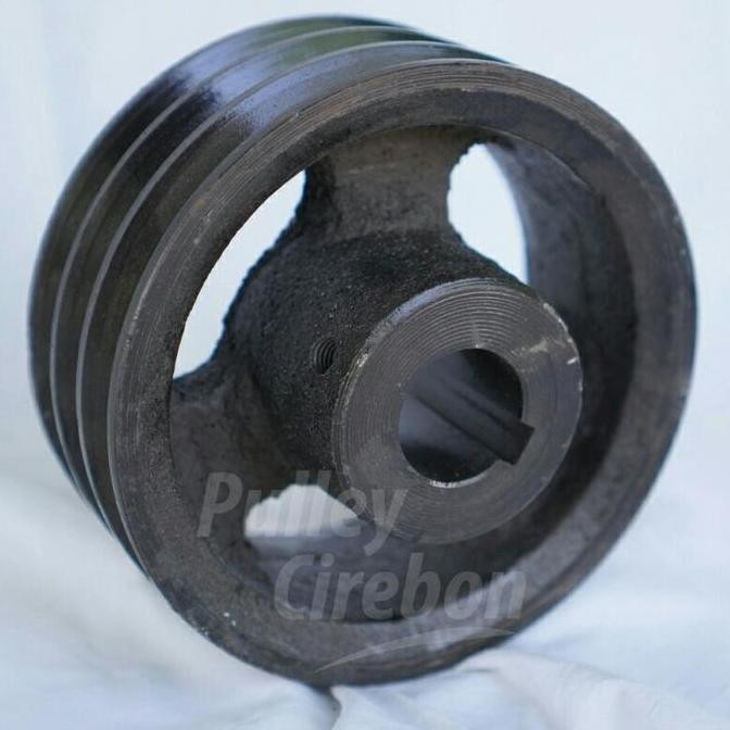 TERMURAH - pulley puli jalur B3 - 8 inch Besi cor