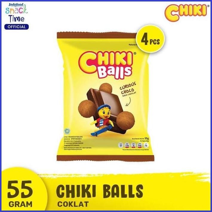 

CHIKI BALL COKLAT 55 GR - 4 PCS