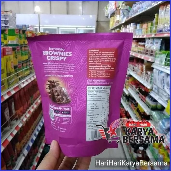 

LEMONILO BROWNIES CRISPY COOKIES CHOCO CHIPS POUCH 35GR