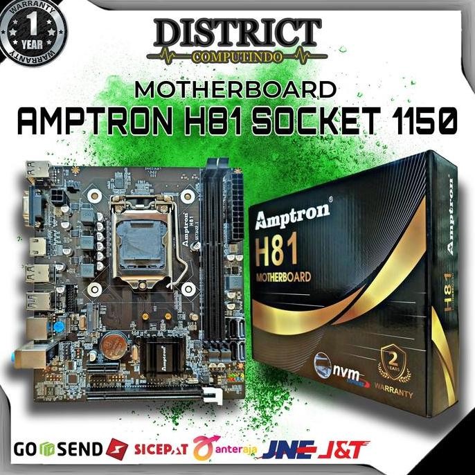 TERBARU - motherboard h81 amptron socket lga 1150