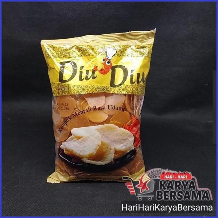 

KERUPUK MENTAH DIU DIU RASA UDANG 500GR