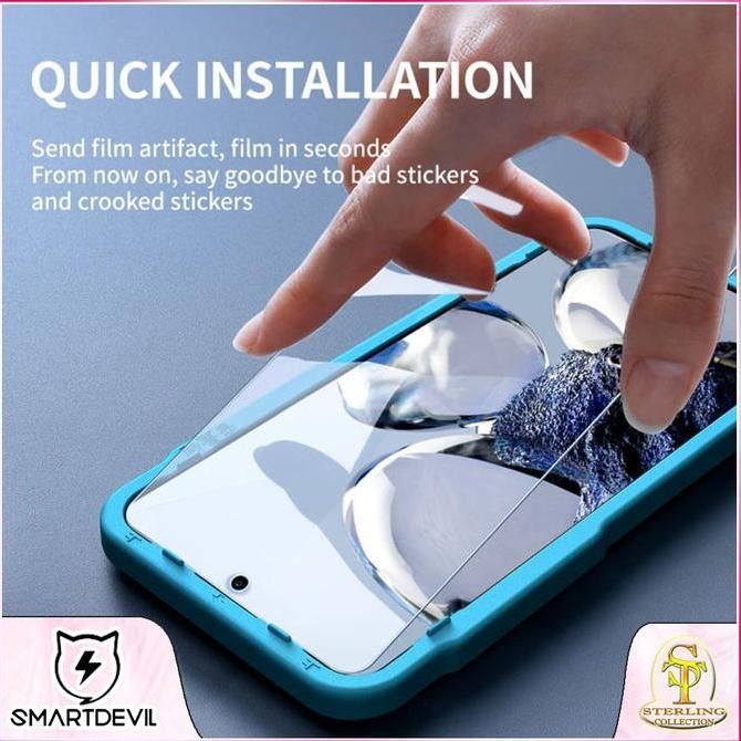 Smart Devil Tempered Glass Iqoo 12 Iqoo12 easy Aplikator isi 2 pcs