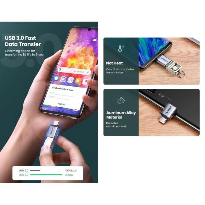 UGREEN OTG TYPE C TO USB 3.0 USB OTG ADAPTOR TYPE C ORIGINAL 100%
