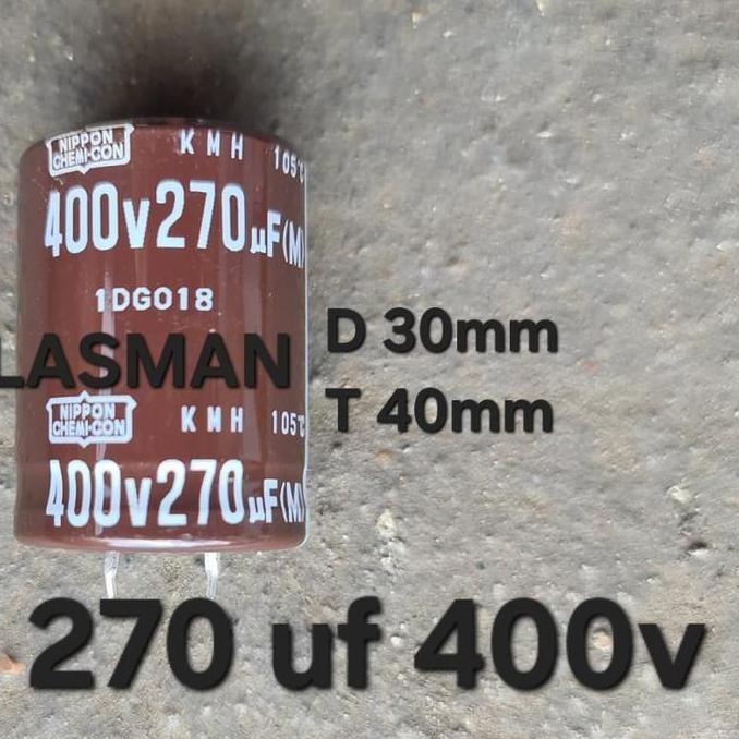 ( 270 UF 400V ) ELKO ELCO POWER SUPPLY PSU TV BUAT GANTI 220UF 450V 220UF 270UF 400 450 V VOLT 220 U