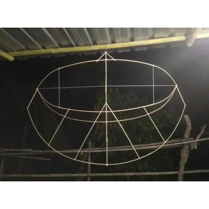 kerangka layangan gapangan 1 meter - Ludoyo