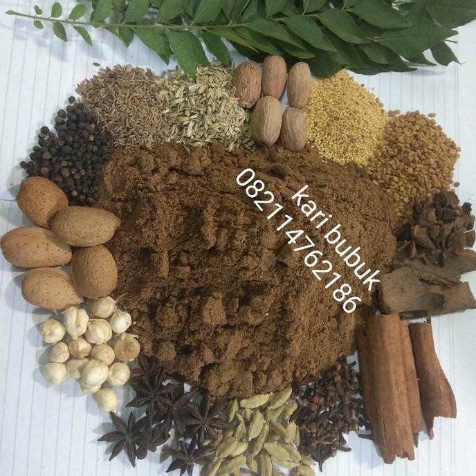 

Bubuk Kari 250Gram/Asli/Murni/Bumbu Serbaguna/India/Arab