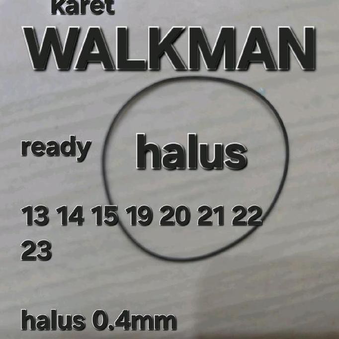 KARET TAPE WALKMAN SUPER KECIL TALI MEKANIK MEKANIK WALKMAN JADUL UKURAN 13-23MM KETEBALAN 0.4MM SIA